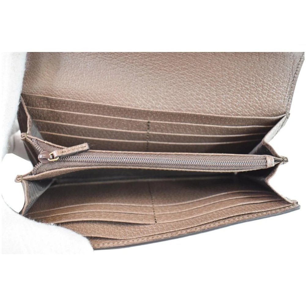 GUCCI Ophidia GG Continental Supreme Canvas Wallet Beige - Picture 12 of 12